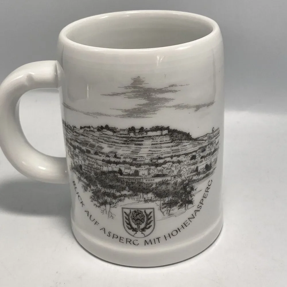 Germany GEGR 1849 Unlenhorst cup Blick Auf Asperg Mit Hohenasperg/Rathaus Asperg